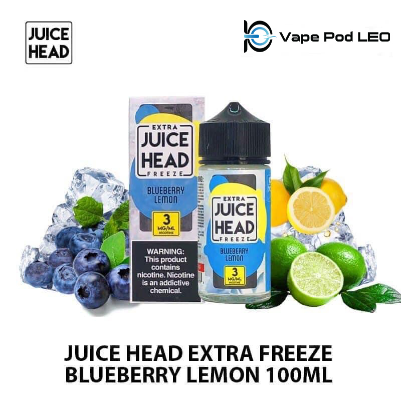 Juice Head Việt Quất Chanh 100ml   Blueberry Lemon