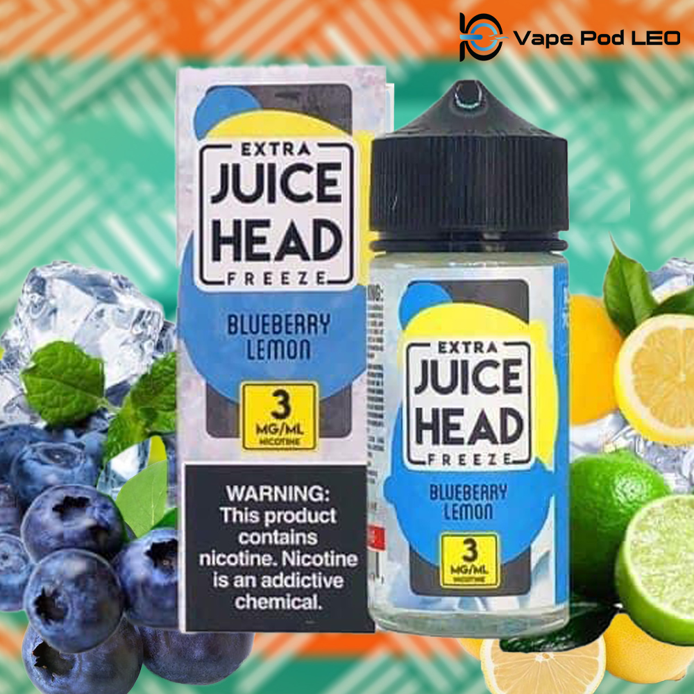 Juice Head Việt Quất Chanh 100ml   Blueberry Lemon