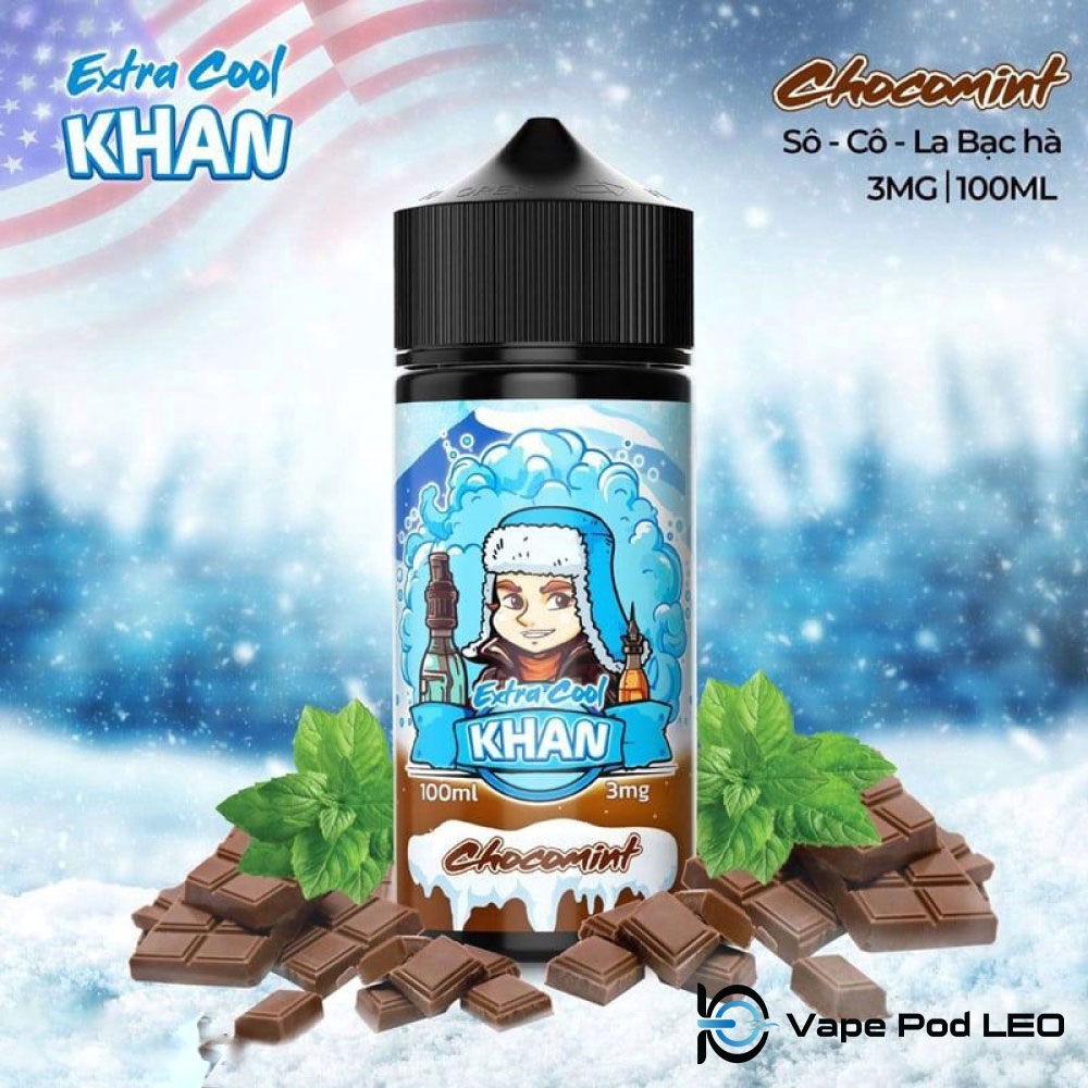 KHAN Extra Chocola Bạc Hà 100ml   Chocomint