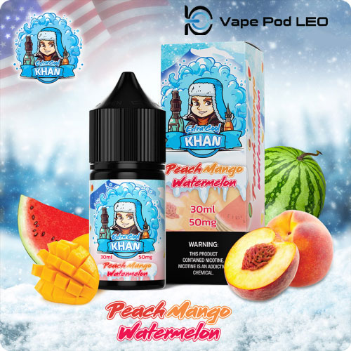 KHAN Extra Đào Xoài Dưa Hấu 30ml   Peach Mango Watermelon