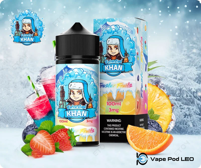 KHAN Extra Kem Trái Cây Đá Bào 100ml   Froster Fruits