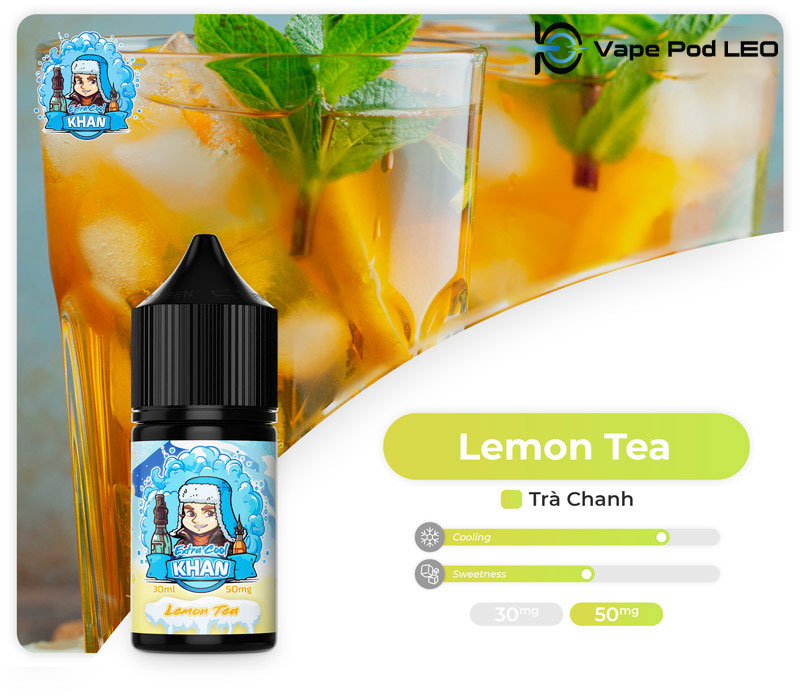 KHAN Extra Trà Chanh 30ml Lemon Tea (1)