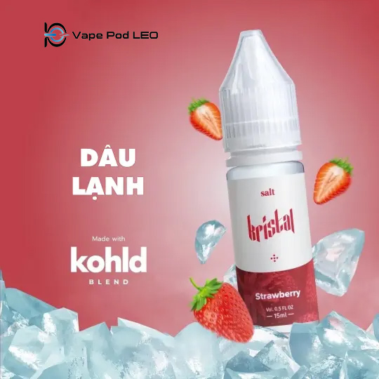 Kristal Dâu 15ml Strawberry