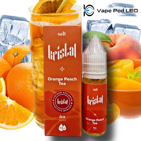 Kristal Trà Cam Đào 15ml Orange Peach Tea