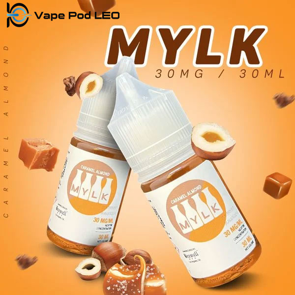 MYLK Caramel Hạnh Nhân 30ml   Caramel Almond Mylk Shake