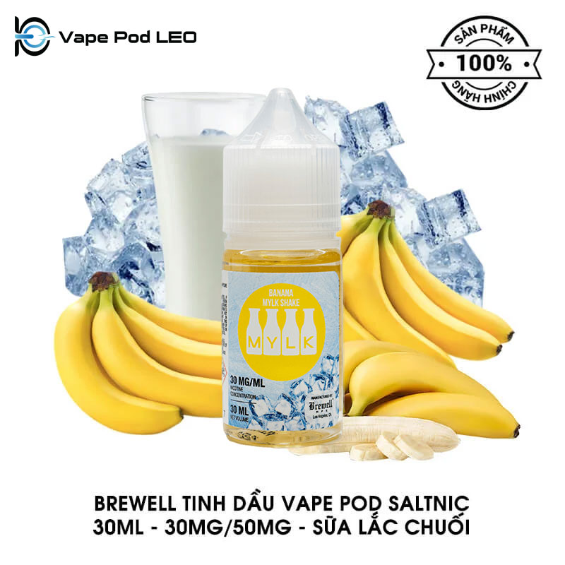 MYLK Sữa Lắc Chuối 30ml   Banana Mylk Shake