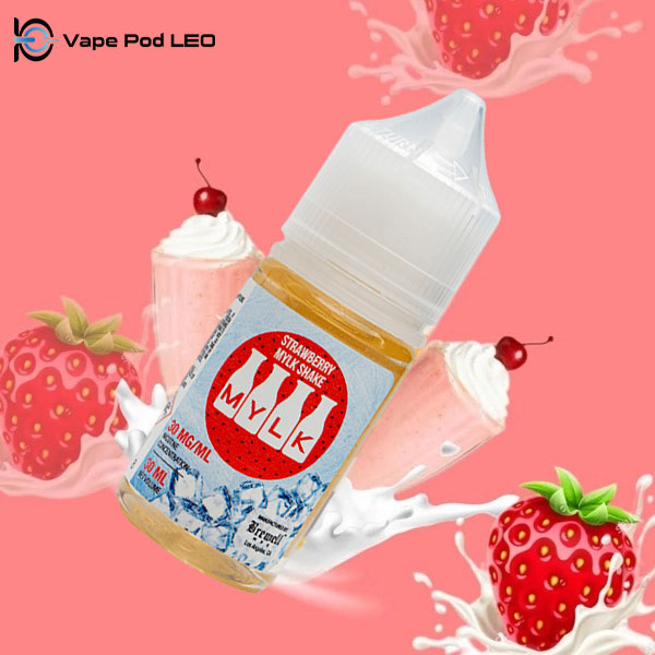 MYLK Sữa Lắc Dâu 30ml Strawberry Mylk Shake