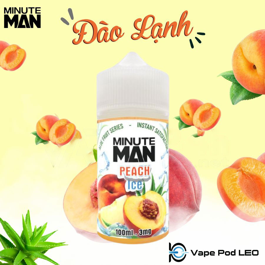 Minute Man Đào Lạnh 100ml Peach Ice