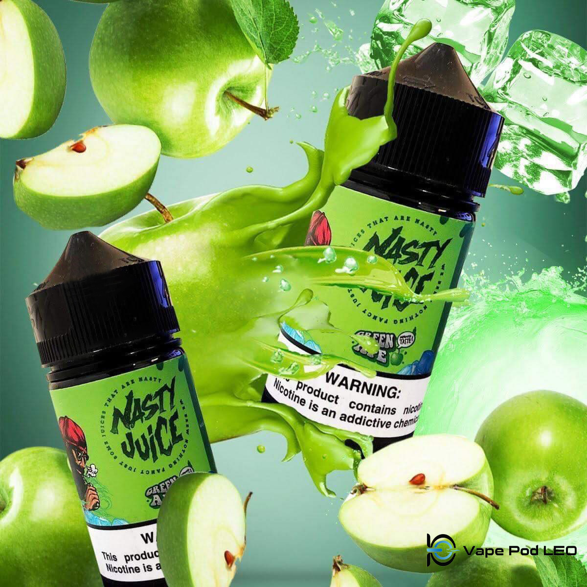 Nasty Táo Xanh Lạnh 60ml   Green Apple