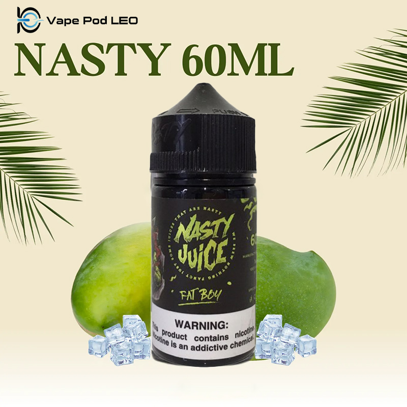 Nasty Xoài Xanh Lạnh 60ml Fat Boy