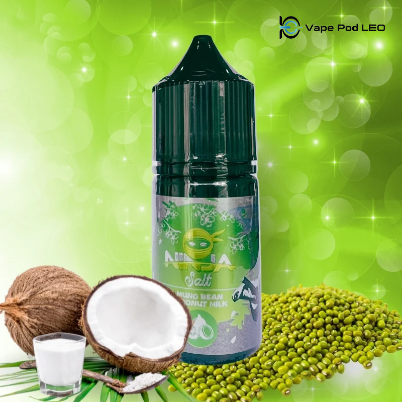 Ninja Salt Đậu Xanh Nước Cốt Dừa 30ml   Mung Bean Coconut Milk