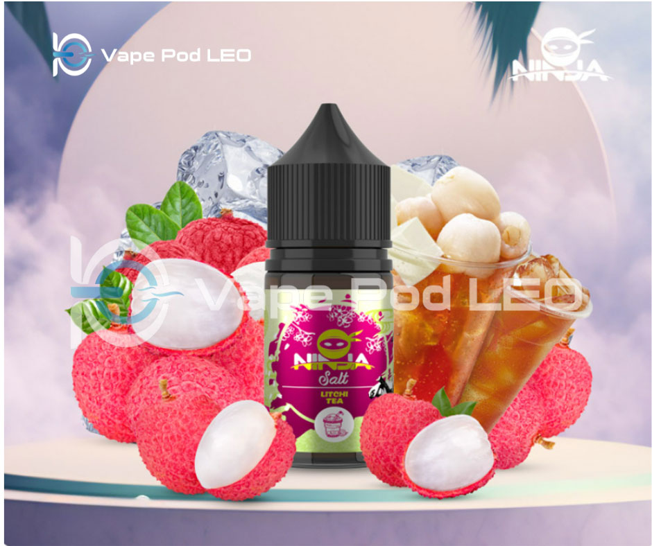 Ninja Salt Trà Vải 30ml   Litchi Tea