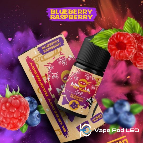 Ninja Salt Việt Quất Mâm Xôi 30ml Blueberry Raspberry