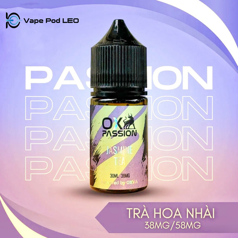 OX Passion Trà Nhài Lạnh 30ml   Jasmine Tea