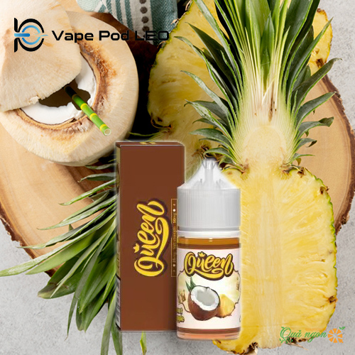 Queen Dứa Dừa Lạnh 30ml Coconut Pineapple