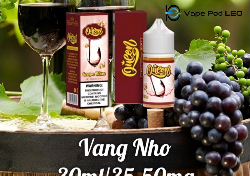 Queen Vang Nho 30ml   Bubbly Grape