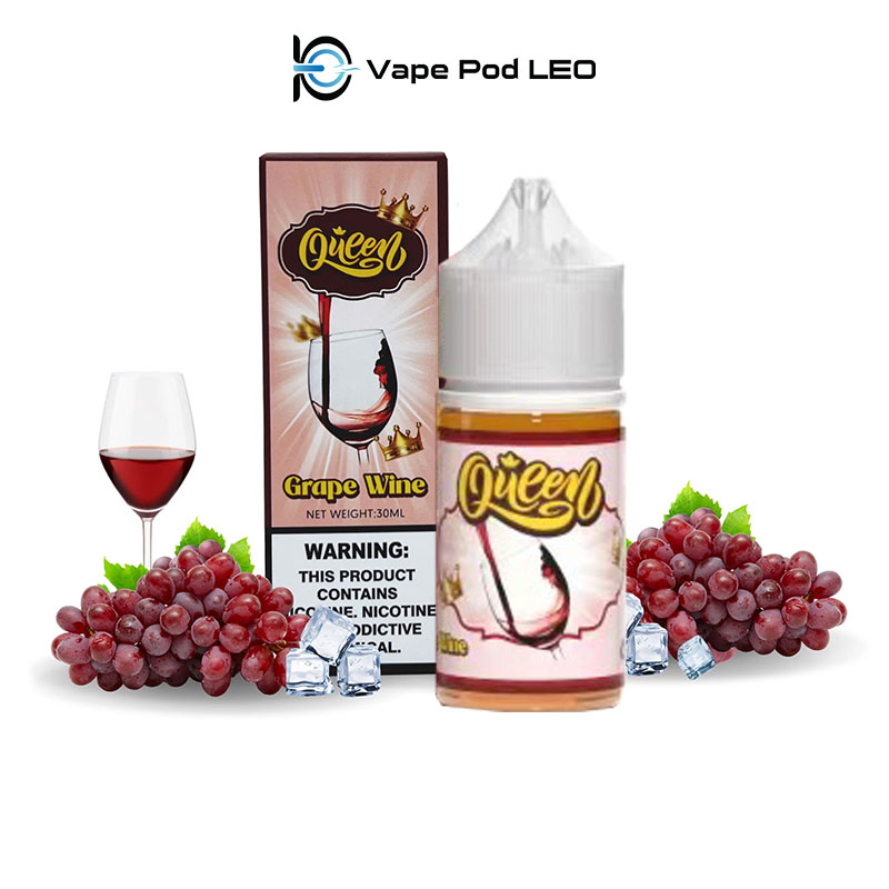 Queen Vang Nho 30ml   Bubbly Grape