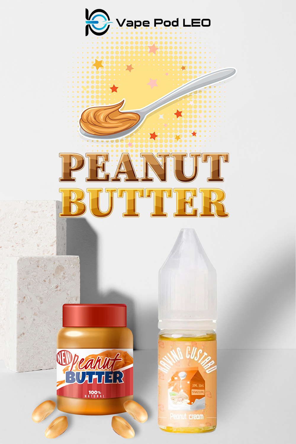 Raving Custard Peanut Cream 10ml Bơ Đậu Phộng