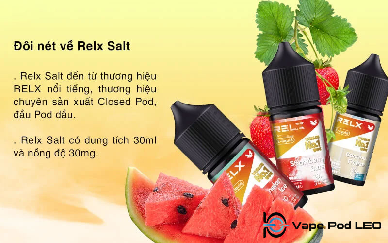 Review Tinh Dầu RELX Salt