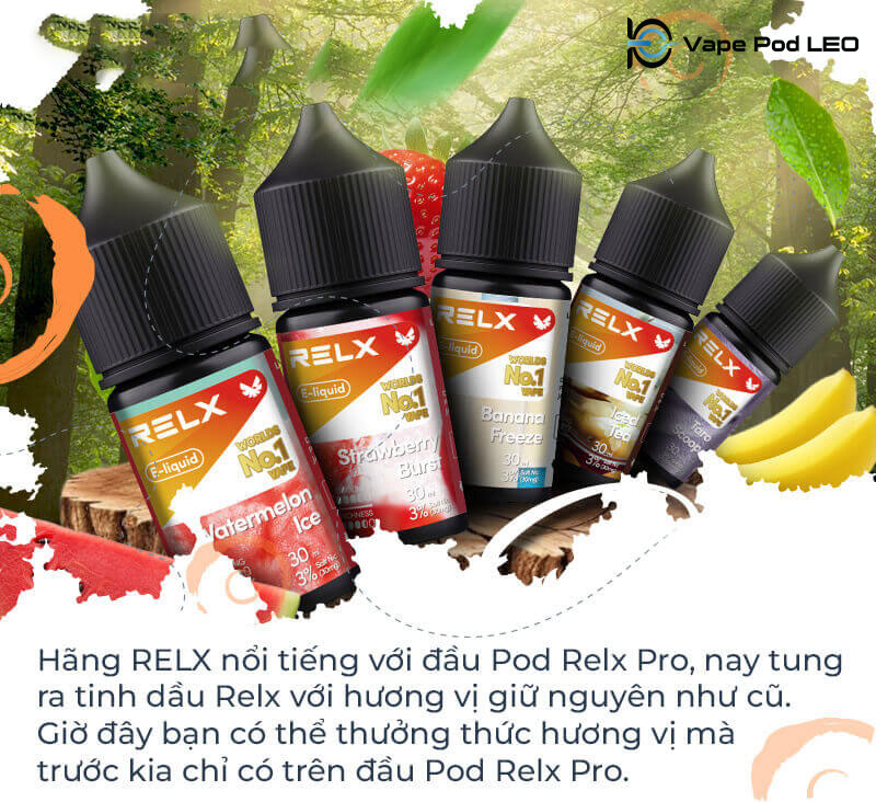 Review Tinh Dầu RELX Salt