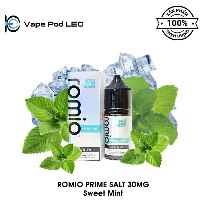 Romio Bạc Hà 30ml Peppermint