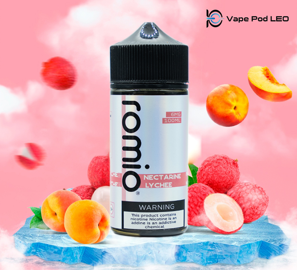 Romio Đào Vải 100ml Nectarine Lychee