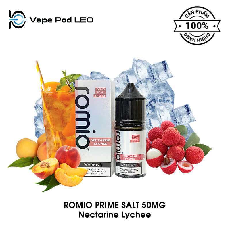 Romio Đào Vải 30ml - Lychee Peach