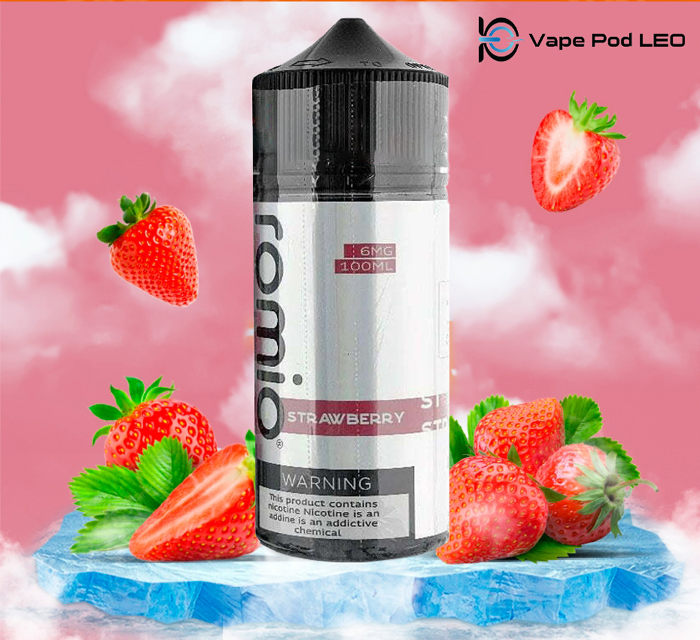 Romio Dâu 100ml Strawberry