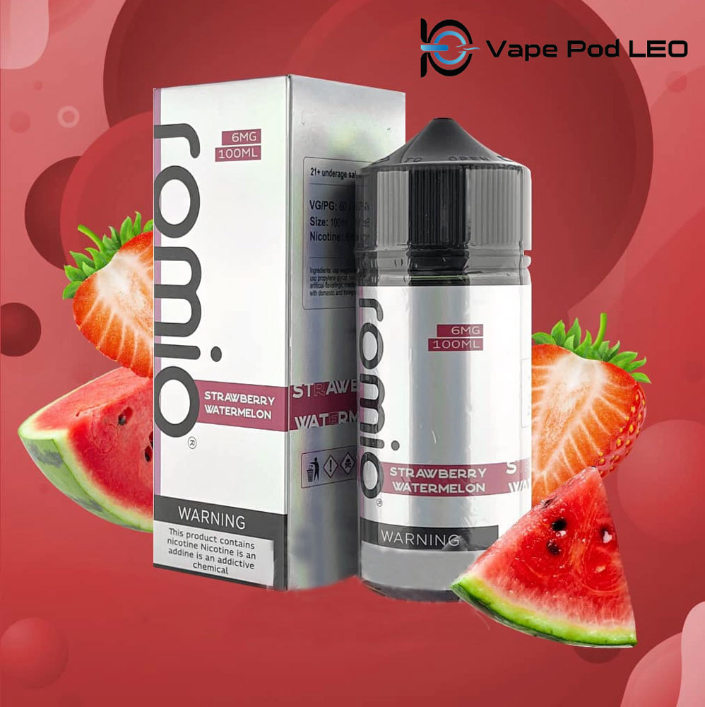 Romio Dâu dưa hấu 30ml - Strawberry Watermelon