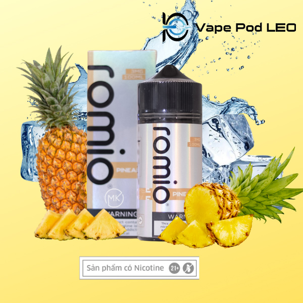 Romio Dứa 100ml   Pineapple