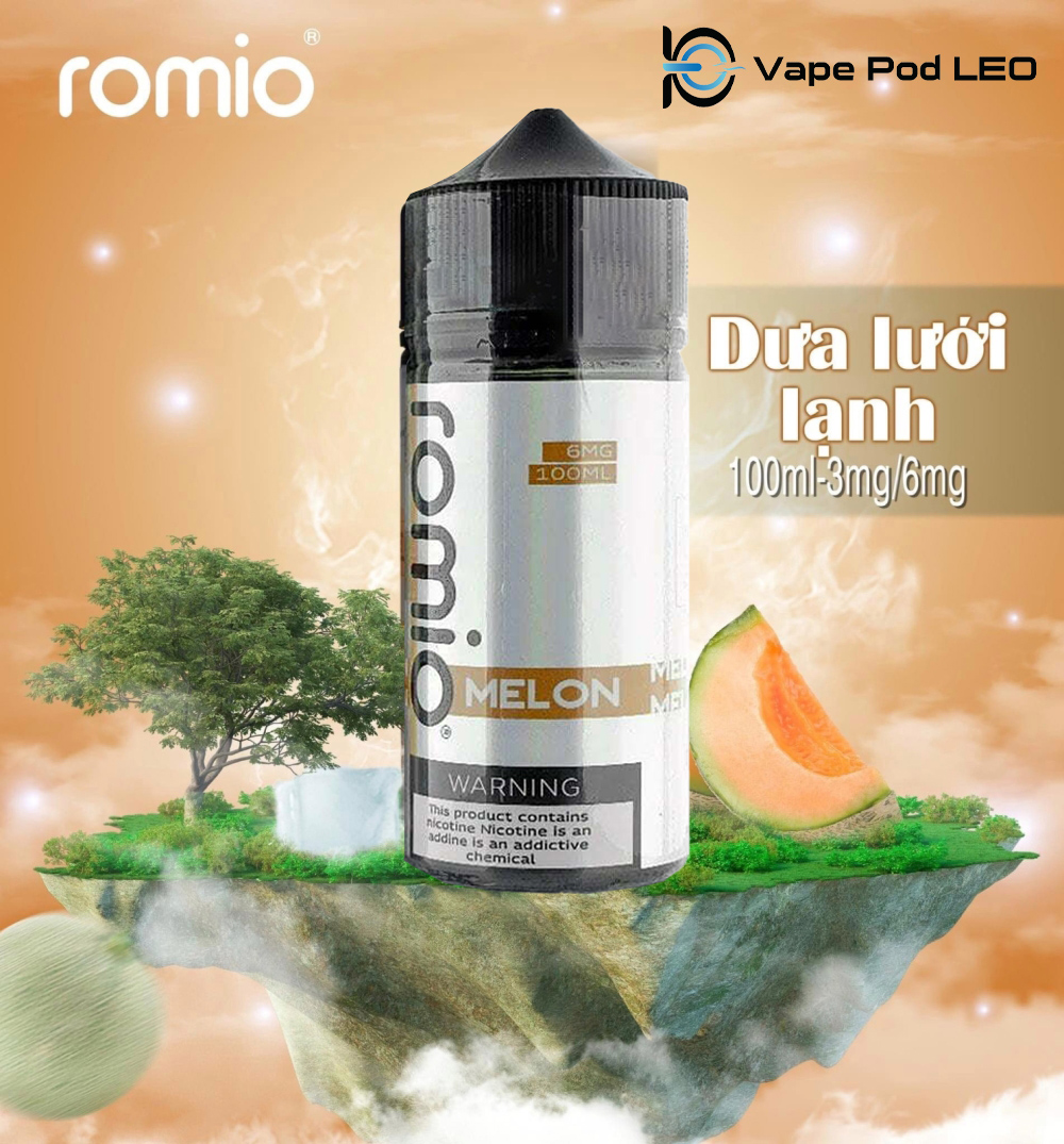 Romio Dưa Lưới 100ml Melon