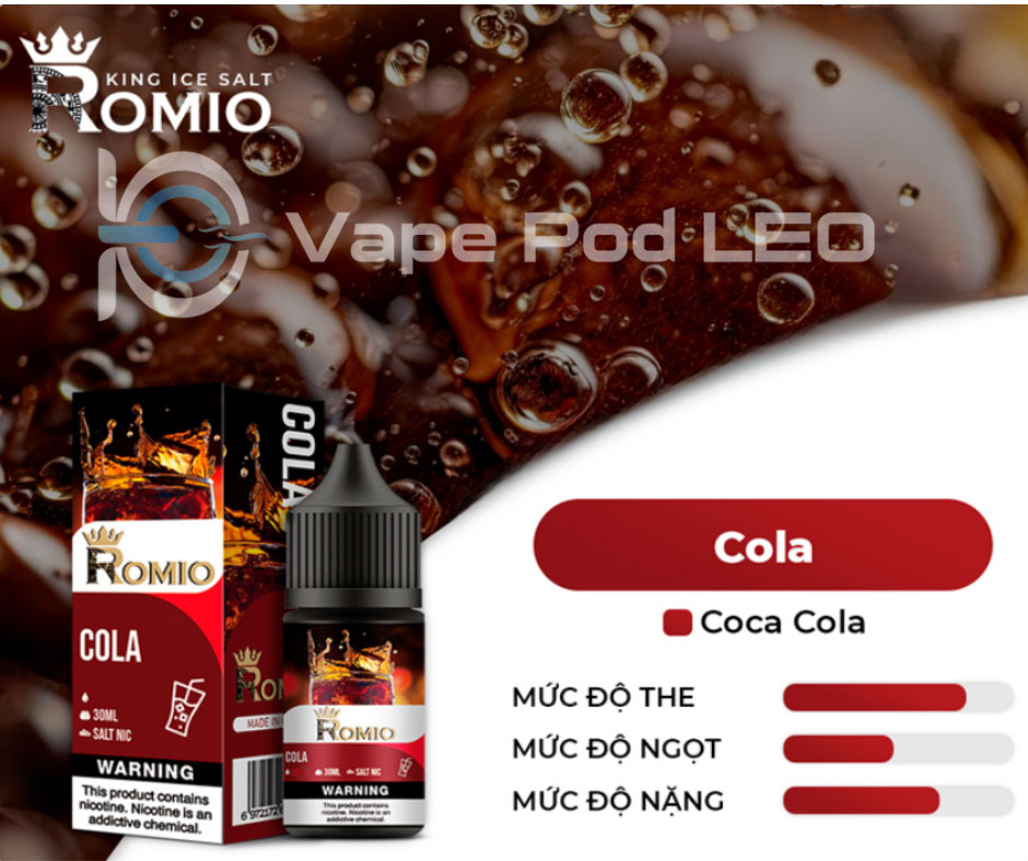 Romio Pro Coca Cola 30ml Cola