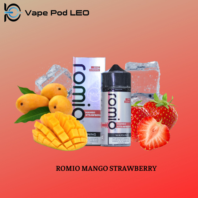 Romio Xoài Dâu 100ml   Mango Strawberry