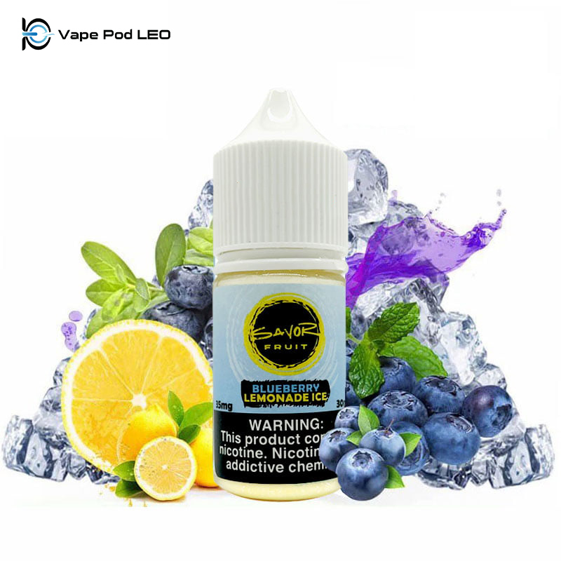 Savor Fruit Việt Quất Chanh Lạnh 30ml Lemon Blueberry