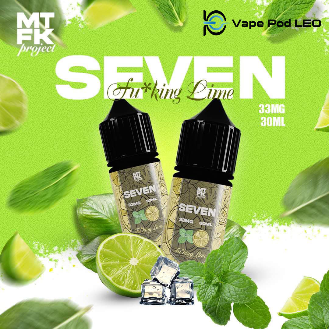 Seven Nhãn Chanh Bạc Hà 30ml Fucking Lime
