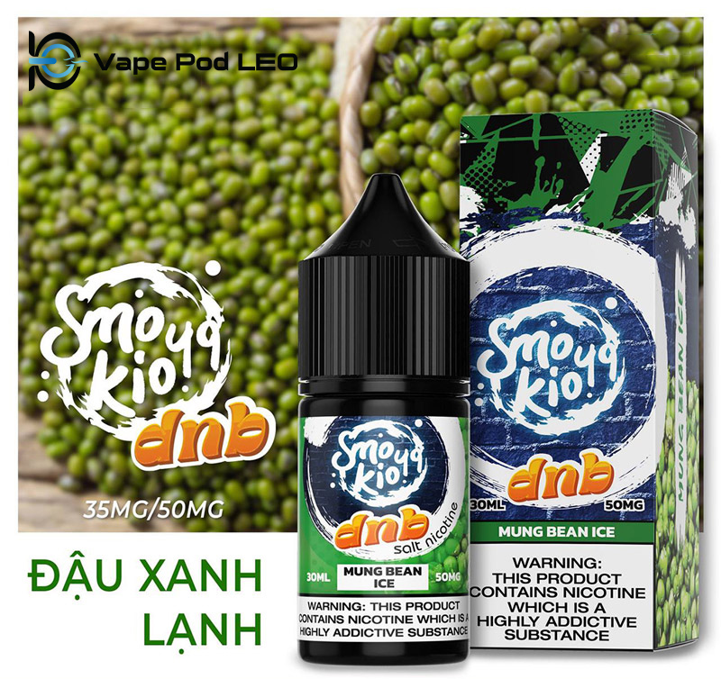 Smokio 49 DNB Đậu Xanh Lạnh 30ml   Mung Bean Ice