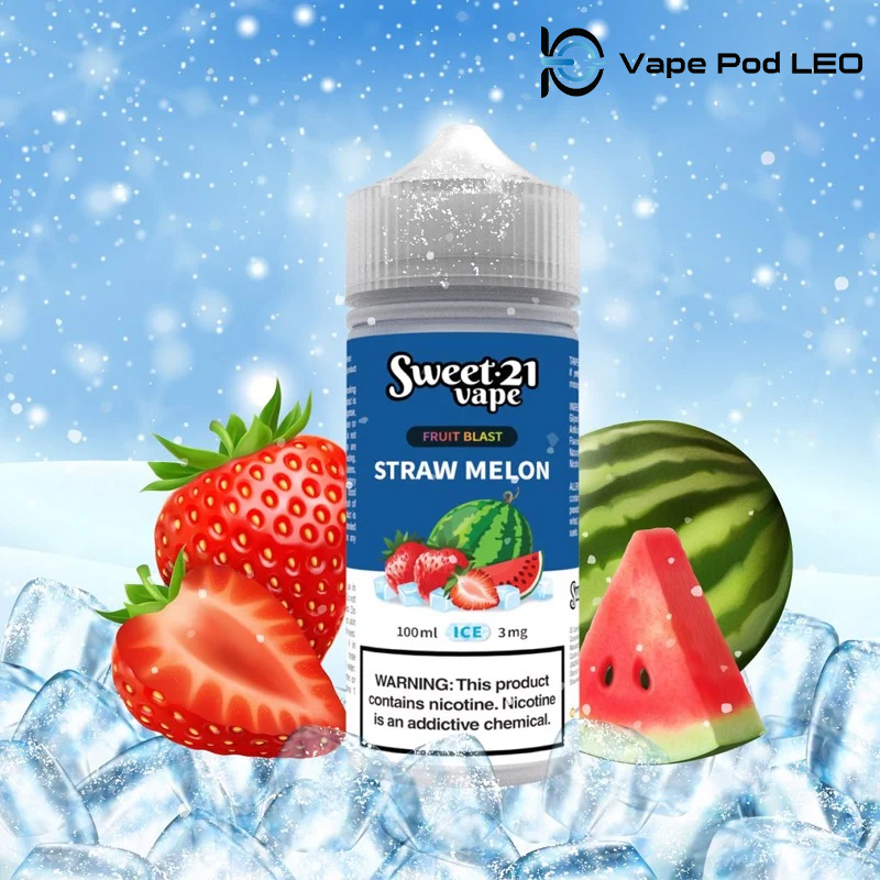 Sweet 21 Dâu Dưa Hấu 100ml Strawberry Watermelon