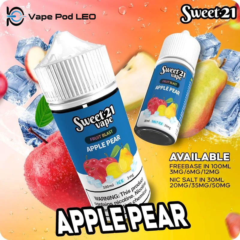 Sweet 21 Táo Lê 100ml Apple Pear