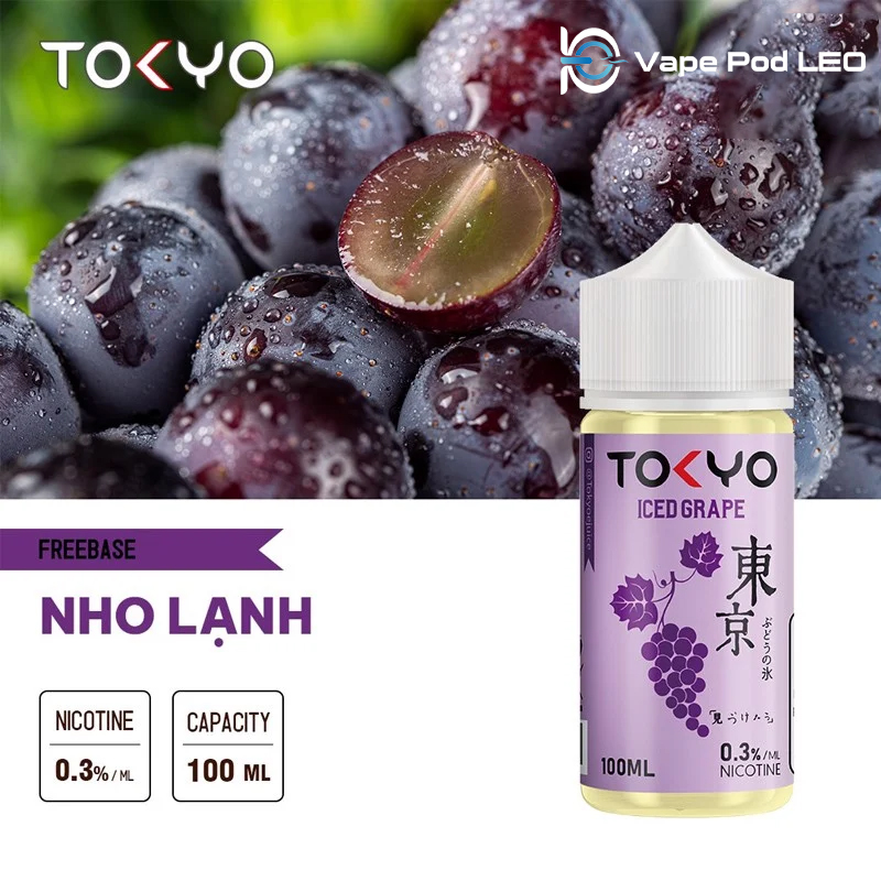 Tinh Dầu Vape Nho Lạnh