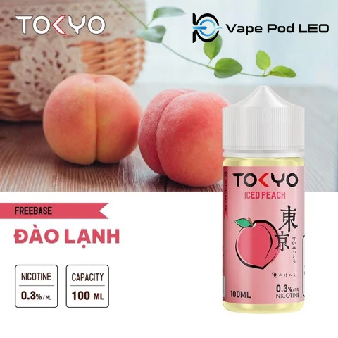 Tokyo Đào Lạnh 100ml Iced Peach