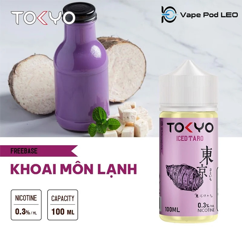 Tokyo Khoai Môn Lạnh 100ml Iced Taro