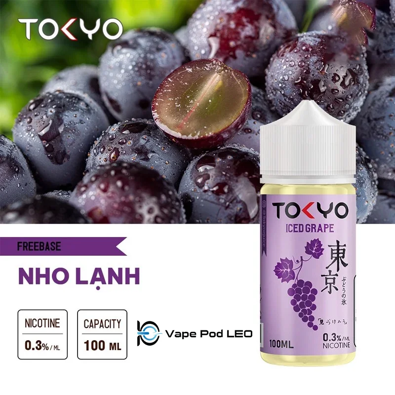 Tokyo Nho Lạnh 100ml Iced Grape