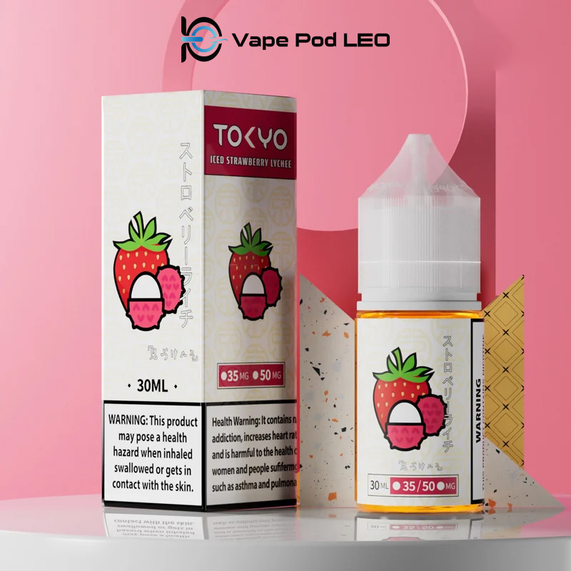 Tokyo Pro Dâu Vải Lạnh 30ml Iced Strawberry Lychee