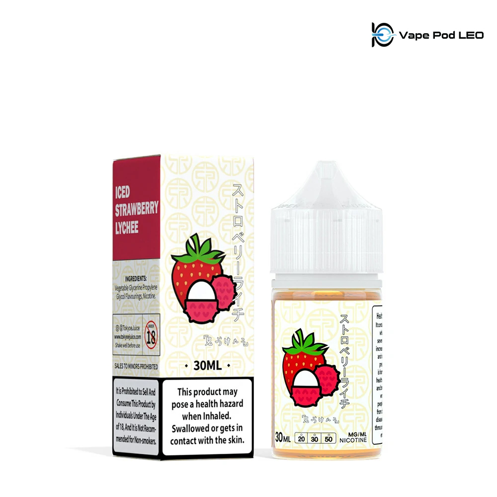 Tokyo Pro Dâu Vải Lạnh 30ml Iced Strawberry Lychee