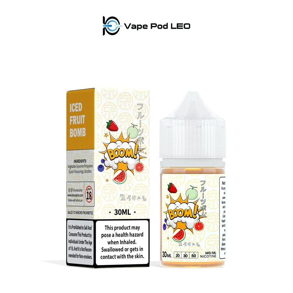 Tokyo Pro Trái Cây Tổng Hợp Lạnh 30ml Iced Fruit Bomb