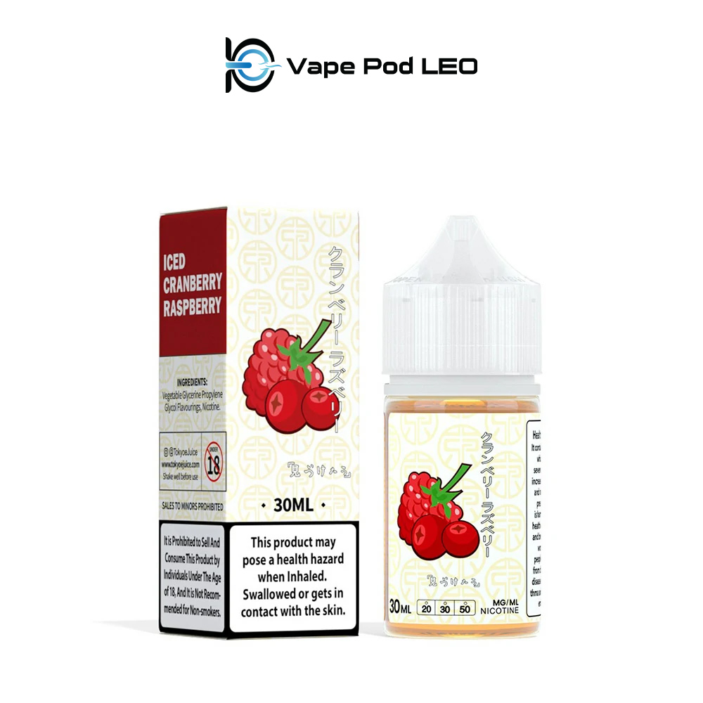 Tokyo Pro Việt Quất Đỏ Mâm Xôi 30ml   Iced Cranberry Raspberry