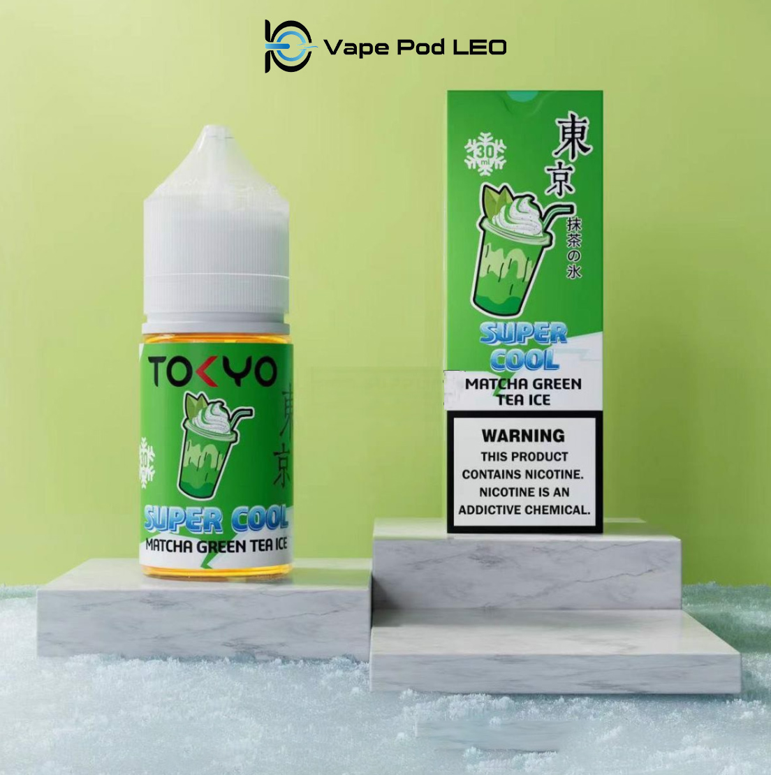 Tokyo Super Cool Trà Xanh Lạnh 30ml Matcha Green Tea Ice