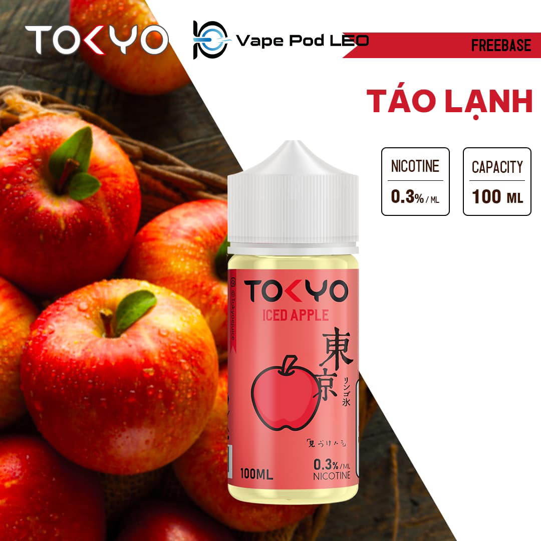 Tokyo Táo Lạnh 100ml   Iced Apple