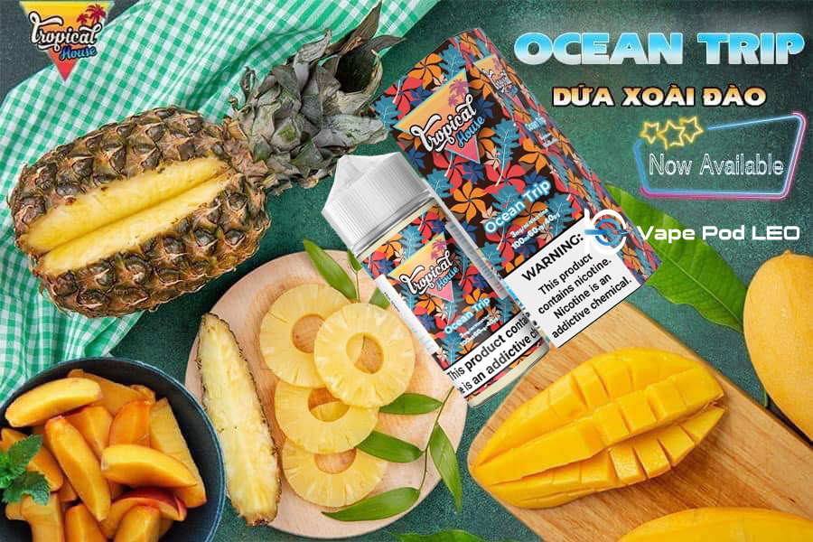 Tropical Dứa Xoài Đào 100ml Ocean Trip