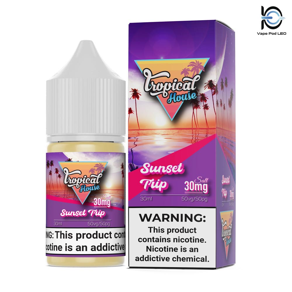 Tropical House Sunset Trip 30ml Dưa Gang Đào Trắng Nha Đam